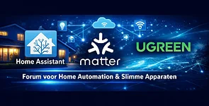 Home Assistant en Matter Server draaien op een UGREEN NAS